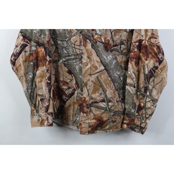 Vintage 90s Y2K Streetwear Mens XL Faded Camouflage Collared Button Down Shirt - Picture 3 of 12